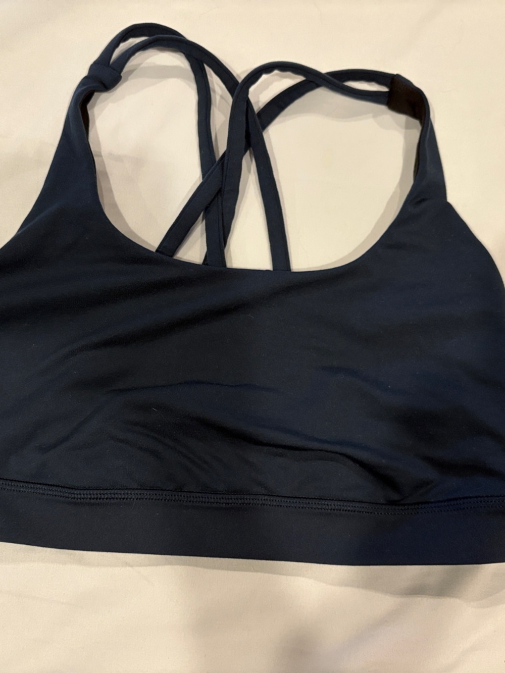 lululemon athletica Navy Blue Strappy Sports Bra